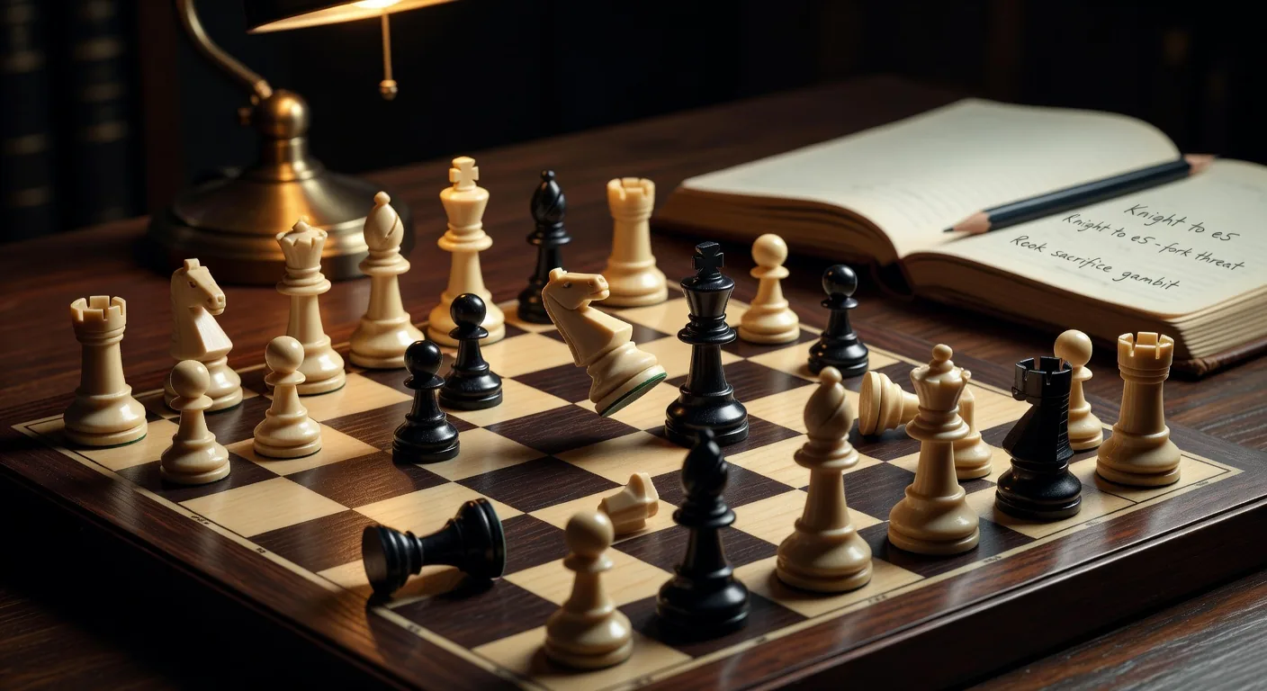 Strategic thinking concept illustrating the cognitive challenge categories available on the platform